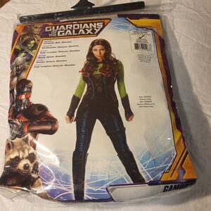 Guardians of the Galaxy Gamora And Star Lord Costume w Groot Plushie